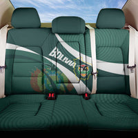 Bolivia Football Back Car Seat Cover La Verde Sporty Curves Style - Wonder Print Shop