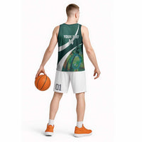 Custom Bolivia Football Basketball Jersey La Verde Sporty Curves Style - Wonder Print Shop