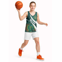 Custom Bolivia Football Basketball Jersey La Verde Sporty Curves Style - Wonder Print Shop