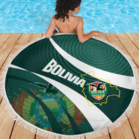 Bolivia Football Beach Blanket La Verde Sporty Curves Style - Wonder Print Shop