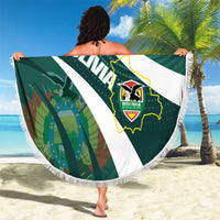 Bolivia Football Beach Blanket La Verde Sporty Curves Style - Wonder Print Shop