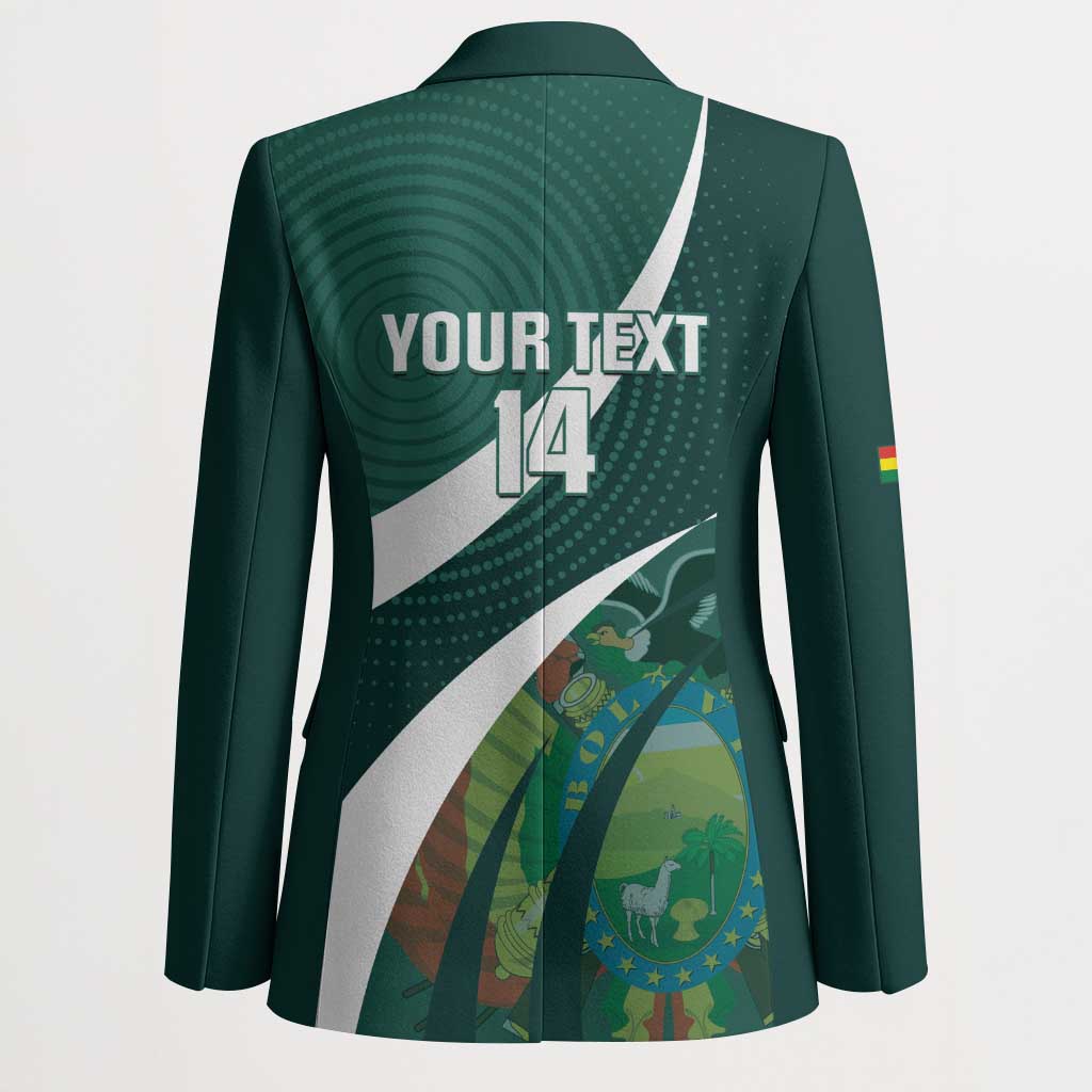 Custom Bolivia Football Blazer La Verde Sporty Curves Style - Wonder Print Shop
