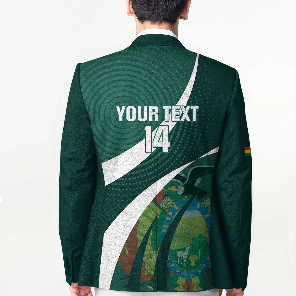 Custom Bolivia Football Blazer La Verde Sporty Curves Style - Wonder Print Shop
