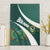 Bolivia Football Canvas Wall Art La Verde Sporty Curves Style - Wonder Print Shop