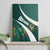 Bolivia Football Canvas Wall Art La Verde Sporty Curves Style - Wonder Print Shop