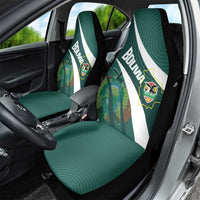 Bolivia Football Car Seat Cover La Verde Sporty Curves Style - Wonder Print Shop
