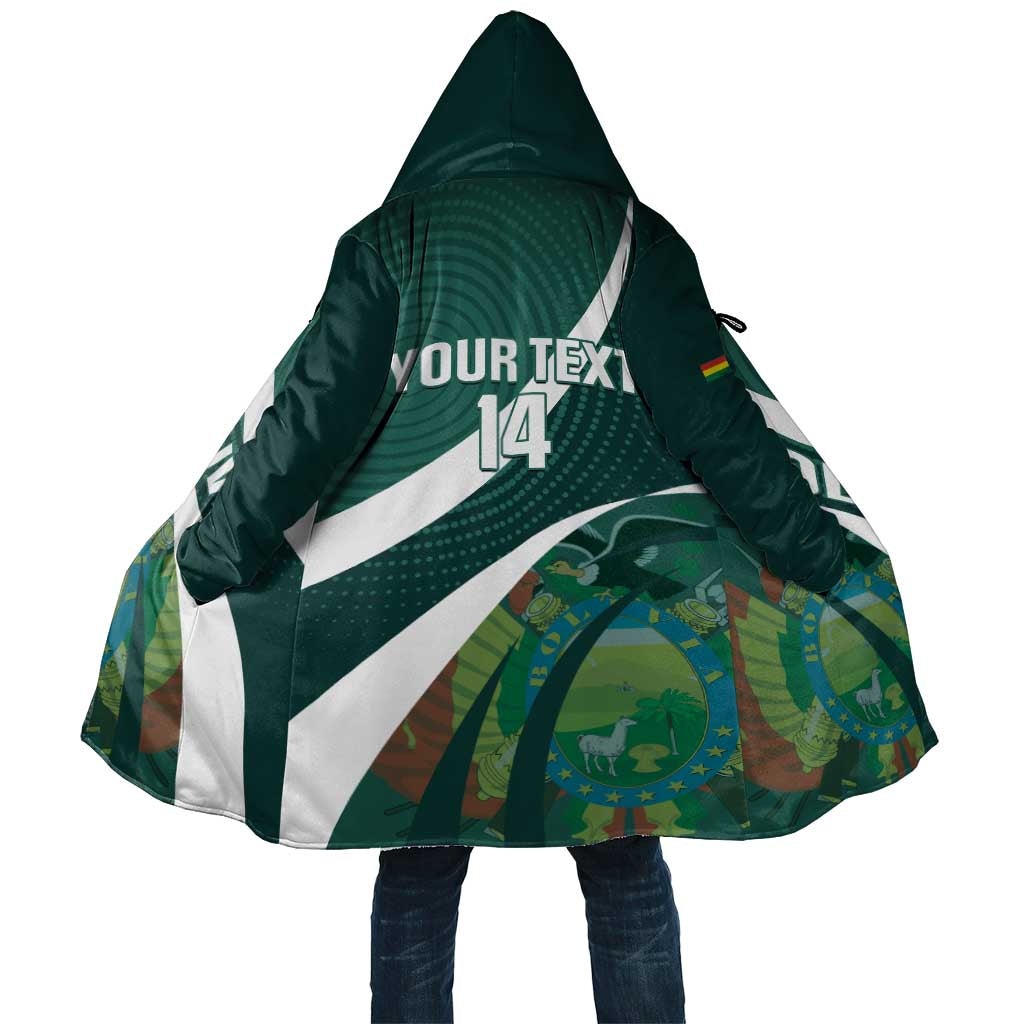 Custom Bolivia Football Cloak La Verde Sporty Curves Style - Wonder Print Shop