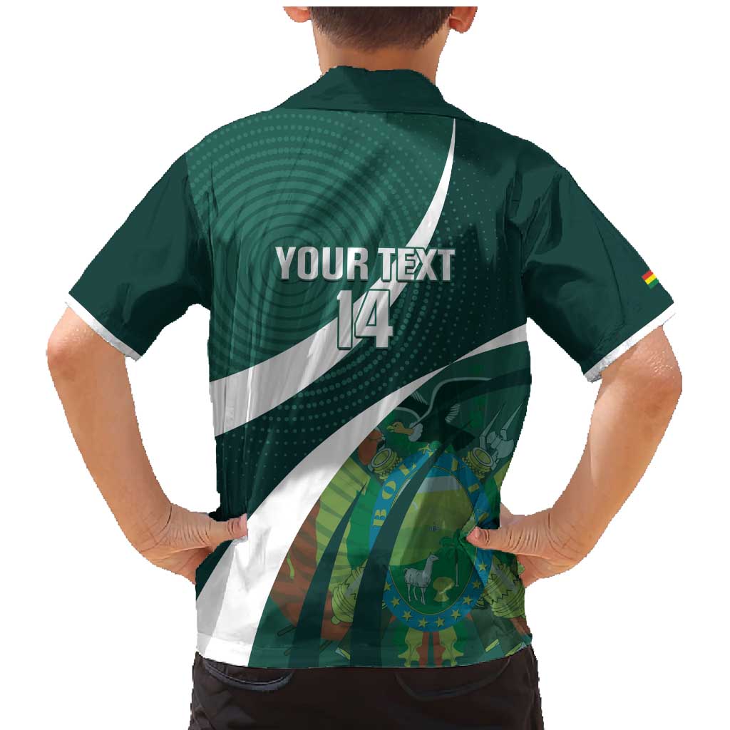 Custom Bolivia Football Family Matching Mermaid Dress and Hawaiian Shirt La Verde Sporty Curves Style - Wonder Print Shop