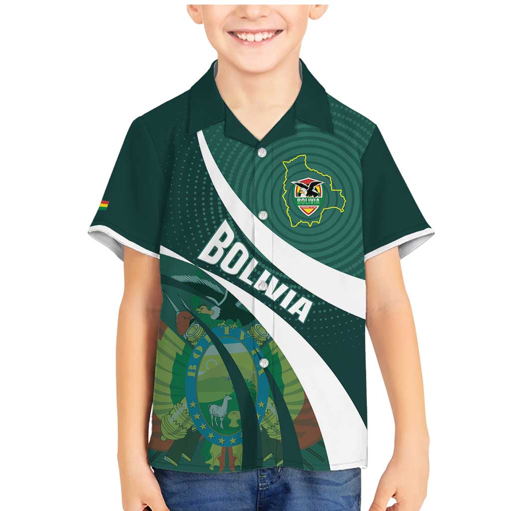 Custom Bolivia Football Family Matching Mermaid Dress and Hawaiian Shirt La Verde Sporty Curves Style - Wonder Print Shop