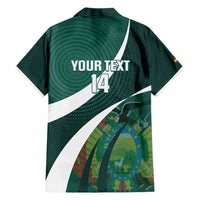 Custom Bolivia Football Family Matching Short Sleeve Bodycon Dress and Hawaiian Shirt La Verde Sporty Curves Style - Wonder Print Shop