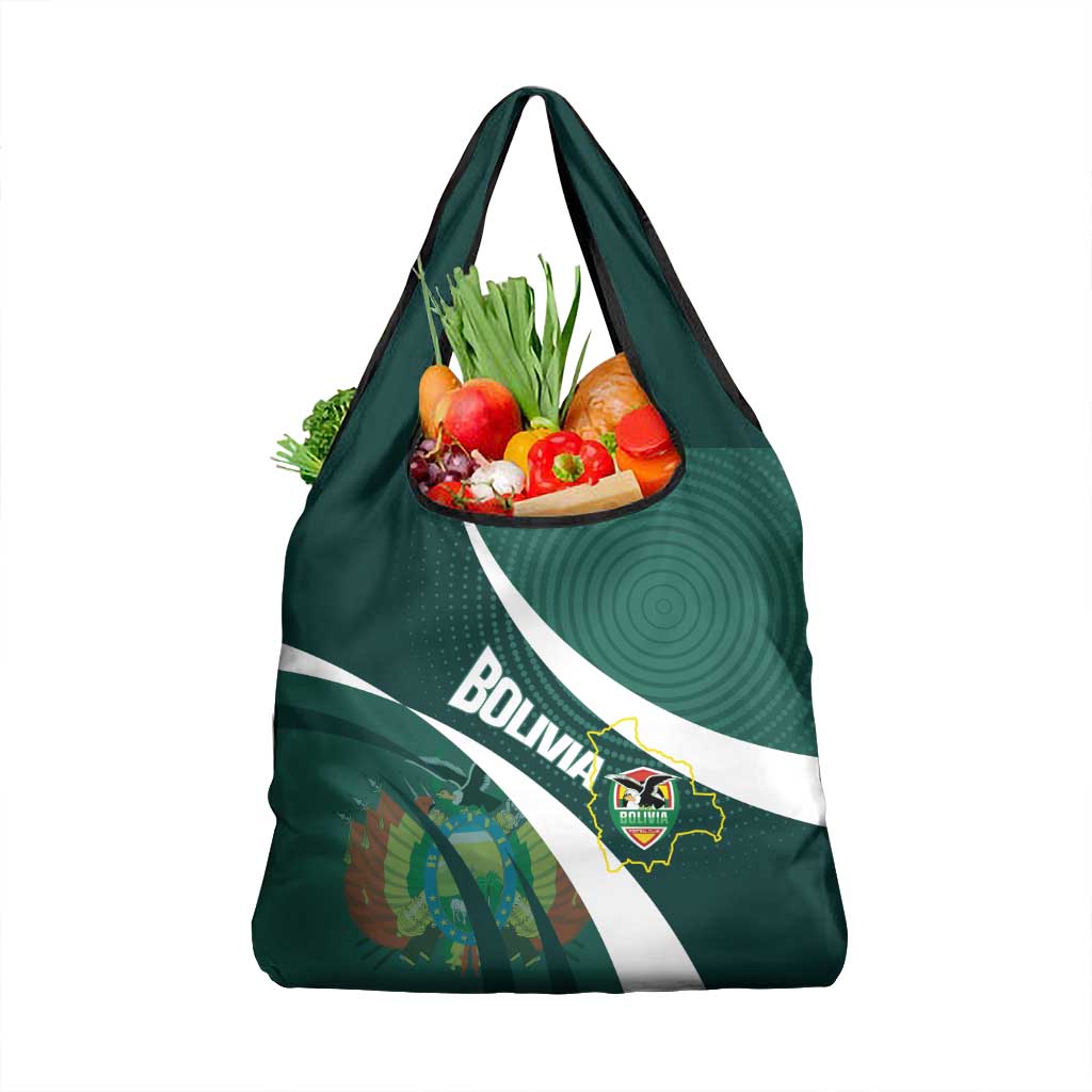Bolivia Football Grocery Bag La Verde Sporty Curves Style - Wonder Print Shop