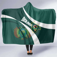 Bolivia Football Hooded Blanket La Verde Sporty Curves Style - Wonder Print Shop