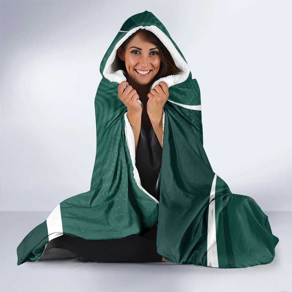 Bolivia Football Hooded Blanket La Verde Sporty Curves Style - Wonder Print Shop