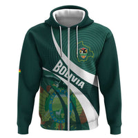 Custom Bolivia Football Hoodie La Verde Sporty Curves Style - Wonder Print Shop