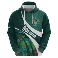Custom Bolivia Football Hoodie La Verde Sporty Curves Style - Wonder Print Shop
