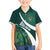 Custom Bolivia Football Kid Hawaiian Shirt La Verde Sporty Curves Style - Wonder Print Shop