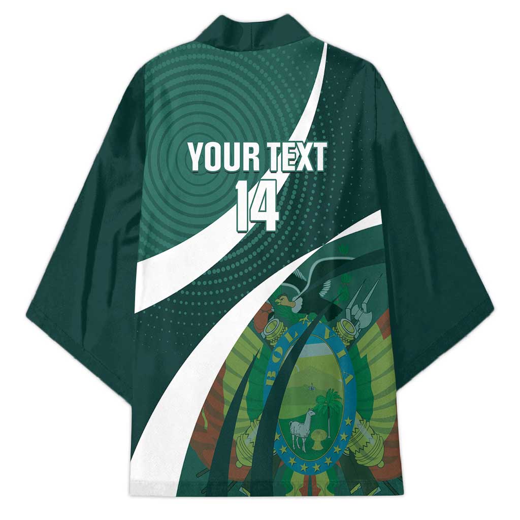 Custom Bolivia Football Kimono La Verde Sporty Curves Style - Wonder Print Shop