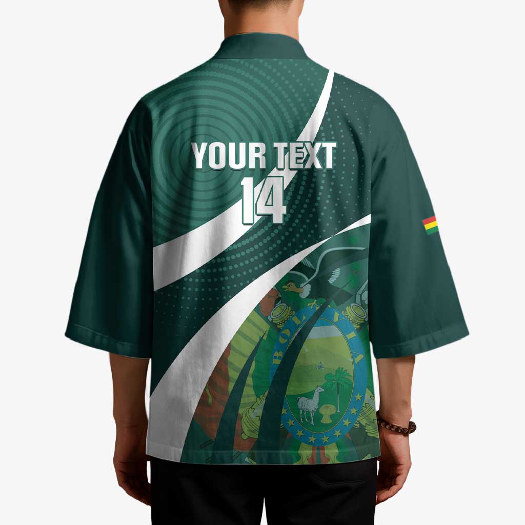 Custom Bolivia Football Kimono La Verde Sporty Curves Style - Wonder Print Shop