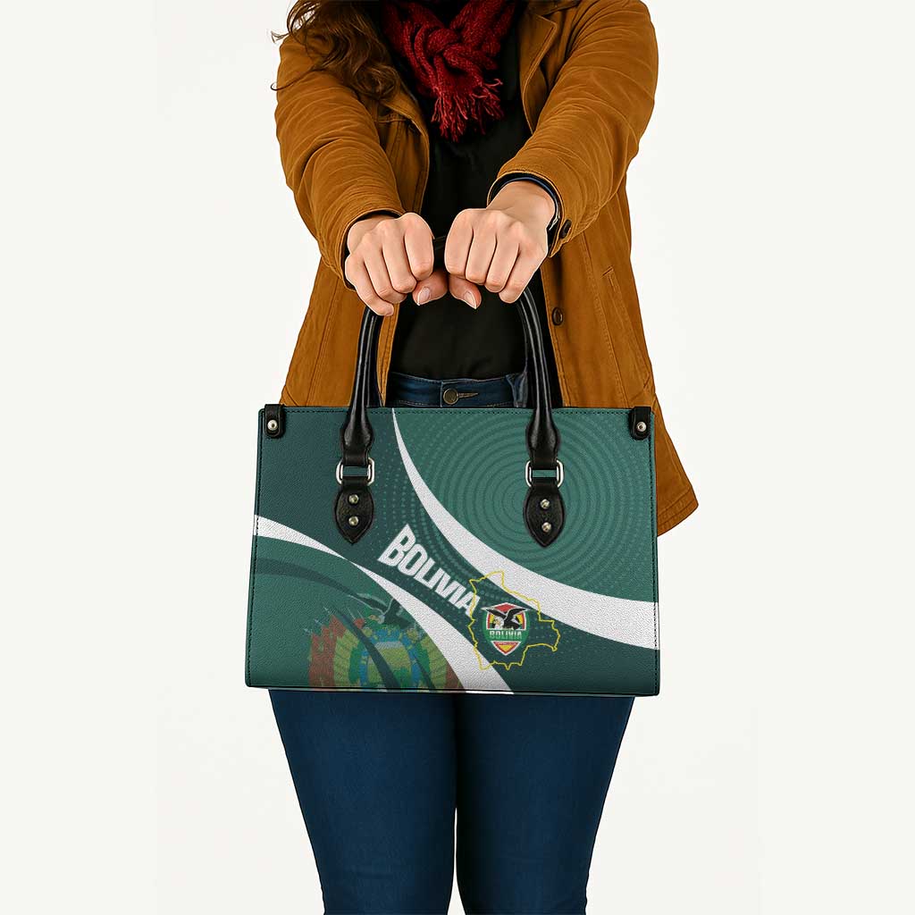 Bolivia Football Leather Bag La Verde Sporty Curves Style - Wonder Print Shop