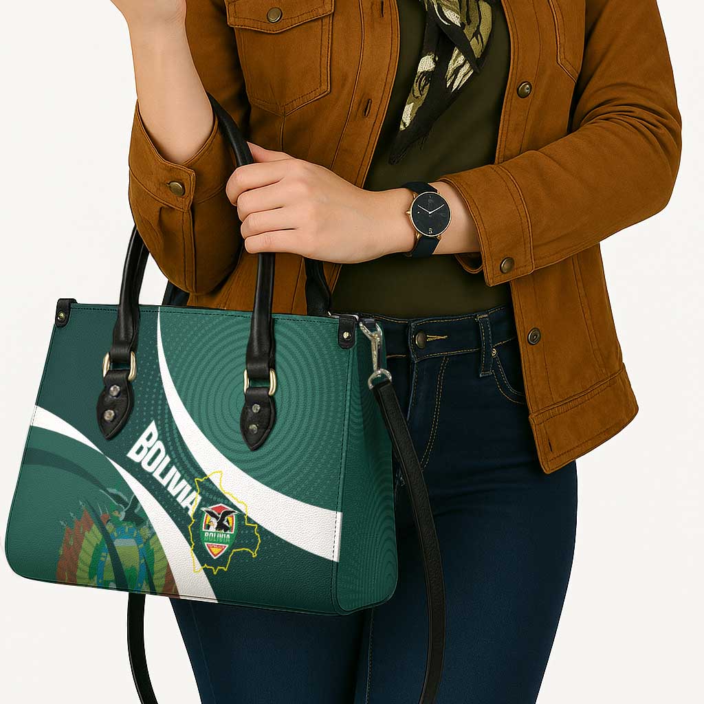 Bolivia Football Leather Bag La Verde Sporty Curves Style - Wonder Print Shop