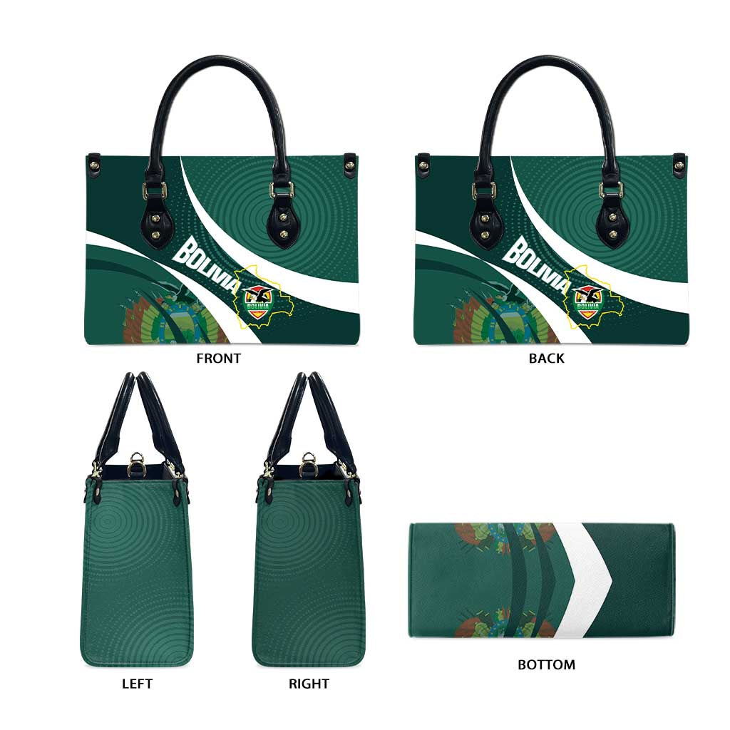 Bolivia Football Leather Bag La Verde Sporty Curves Style - Wonder Print Shop