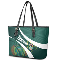 Bolivia Football Leather Tote Bag La Verde Sporty Curves Style - Wonder Print Shop