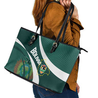 Bolivia Football Leather Tote Bag La Verde Sporty Curves Style - Wonder Print Shop