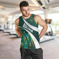 Custom Bolivia Football Men Tank Top La Verde Sporty Curves Style - Wonder Print Shop