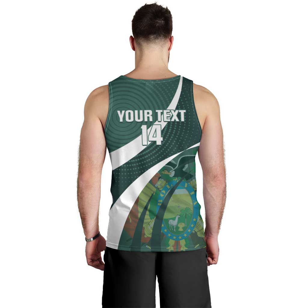 Custom Bolivia Football Men Tank Top La Verde Sporty Curves Style - Wonder Print Shop