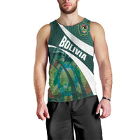 Custom Bolivia Football Men Tank Top La Verde Sporty Curves Style - Wonder Print Shop