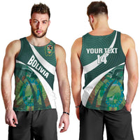 Custom Bolivia Football Men Tank Top La Verde Sporty Curves Style - Wonder Print Shop