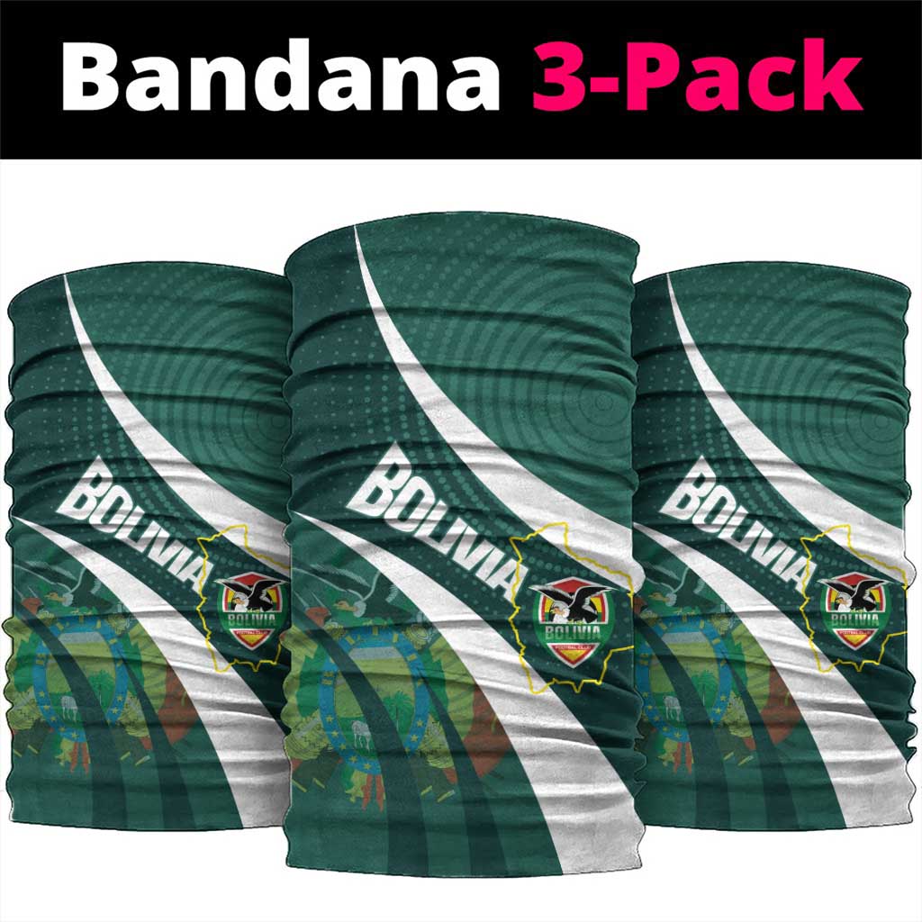 Bolivia Football Neck Gaiter La Verde Sporty Curves Style - Wonder Print Shop