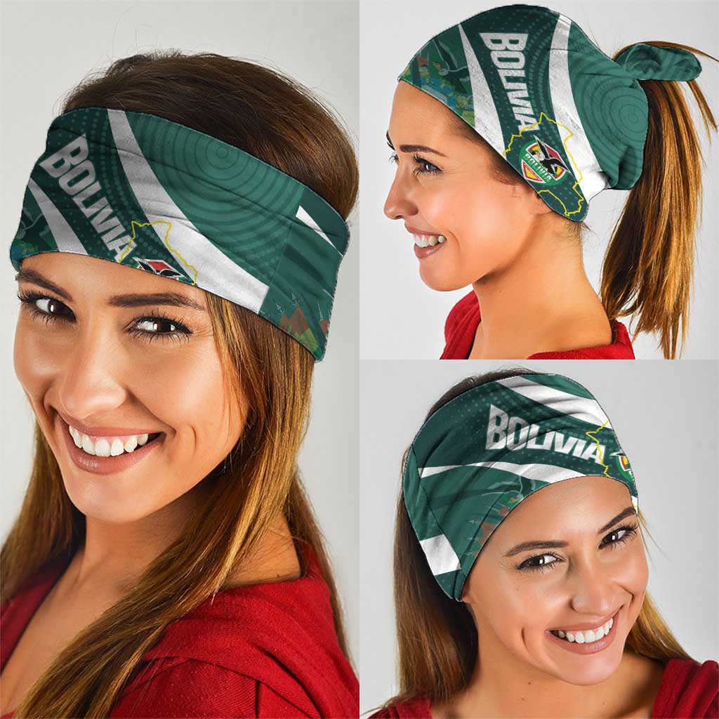 Bolivia Football Neck Gaiter La Verde Sporty Curves Style - Wonder Print Shop