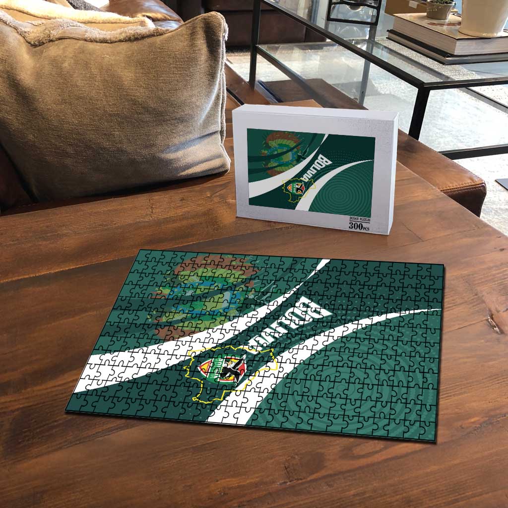 Bolivia Football Puzzle La Verde Sporty Curves Style - Wonder Print Shop