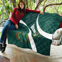Bolivia Football Quilt La Verde Sporty Curves Style - Wonder Print Shop