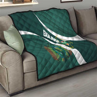 Bolivia Football Quilt La Verde Sporty Curves Style - Wonder Print Shop