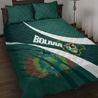 Bolivia Football Quilt Bed Set La Verde Sporty Curves Style - Wonder Print Shop