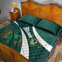 Bolivia Football Quilt Bed Set La Verde Sporty Curves Style - Wonder Print Shop