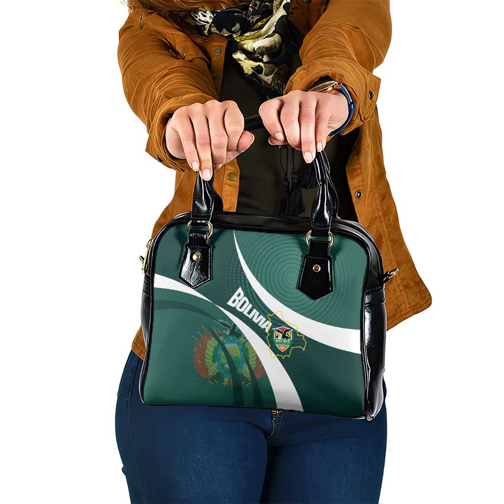 Bolivia Football Shoulder Handbag La Verde Sporty Curves Style - Wonder Print Shop
