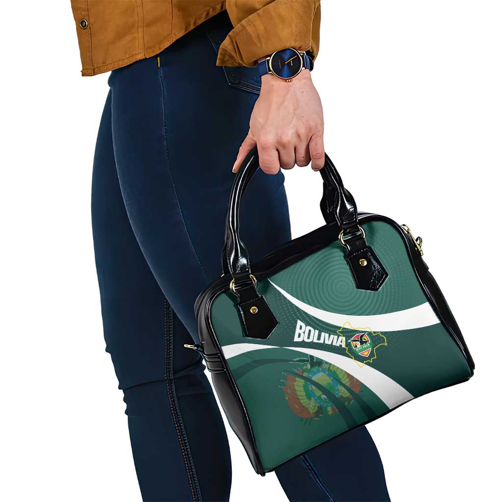 Bolivia Football Shoulder Handbag La Verde Sporty Curves Style - Wonder Print Shop