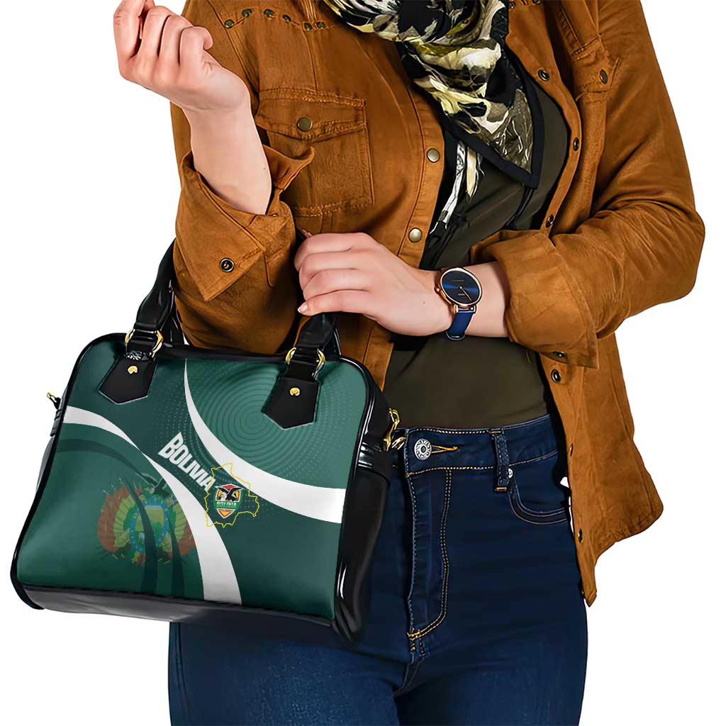 Bolivia Football Shoulder Handbag La Verde Sporty Curves Style - Wonder Print Shop