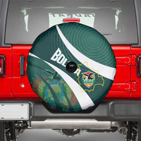 Bolivia Football Spare Tire Cover La Verde Sporty Curves Style - Wonder Print Shop