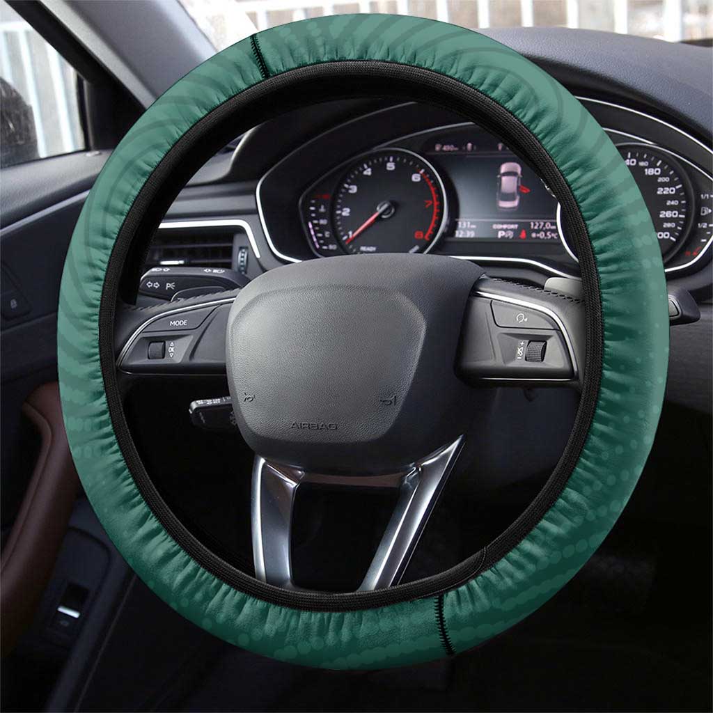Bolivia Football Steering Wheel Cover La Verde Sporty Curves Style - Wonder Print Shop