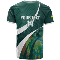 Custom Bolivia Football T Shirt La Verde Sporty Curves Style - Wonder Print Shop