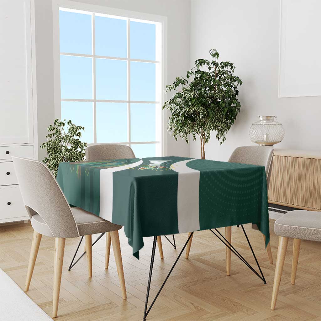 Bolivia Football Tablecloth La Verde Sporty Curves Style - Wonder Print Shop