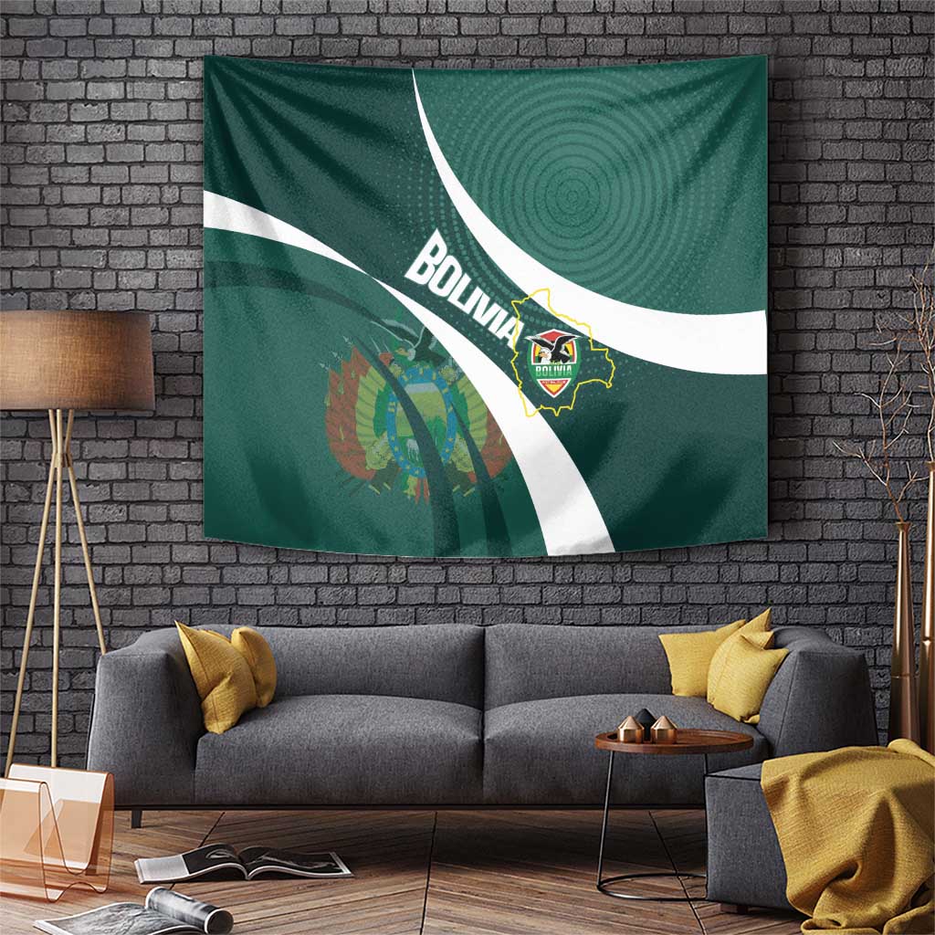 Bolivia Football Tapestry La Verde Sporty Curves Style - Wonder Print Shop
