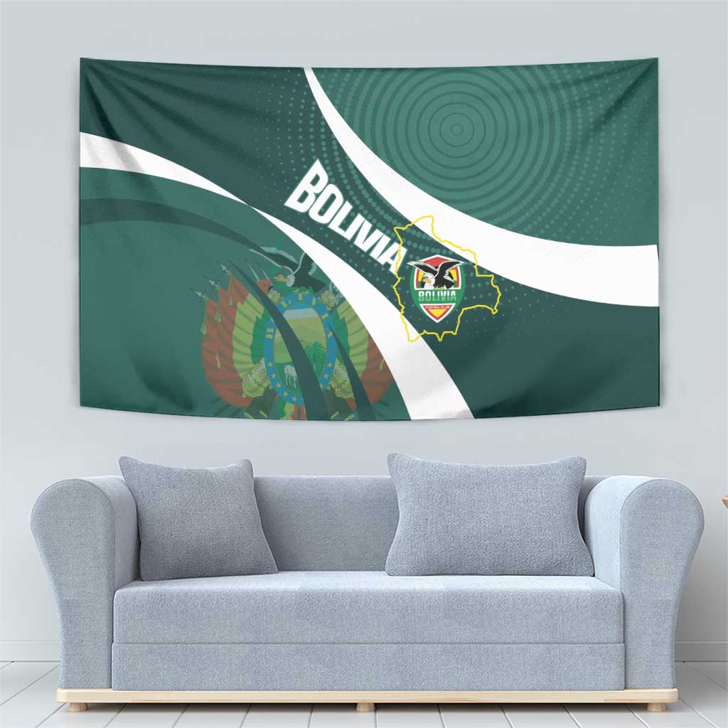 Bolivia Football Tapestry La Verde Sporty Curves Style - Wonder Print Shop