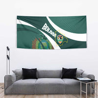 Bolivia Football Tapestry La Verde Sporty Curves Style - Wonder Print Shop