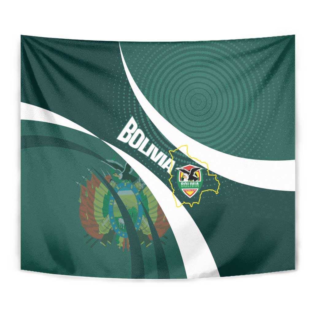 Bolivia Football Tapestry La Verde Sporty Curves Style - Wonder Print Shop