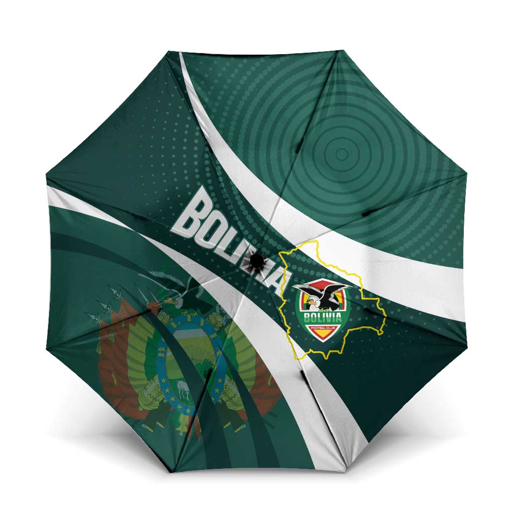 Bolivia Football Umbrella La Verde Sporty Curves Style - Wonder Print Shop